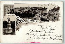 Luxembourg Luxemburg 1898 Vorläufer Denkmal Wilhelm Palais Vorläufer