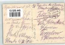 24937 W2390 Flensburg 1915 Foto AK Cafe Walther Kuchentheke Ort lt. Stempel