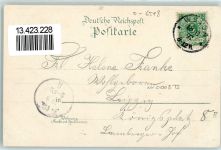 07570 O6518 Weida , Thür 1897 Lithographie Katzschthor Restaurant Schöne Aussicht
