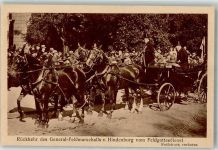 26121 W2900 Oldenburg 1921 - Rückkehr d. General Feldmarschalls v. Hindenburg