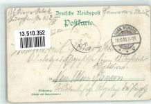 34346 W3510 Münden 1900 Lithographie Forst-Akademie Aussichtsturm Gasthaus Nicker Engel's Garten