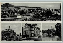 34587 W3582 Gensungen , Hess - Felsberg Gasthaus A. Kamm Altenburg an der Eder