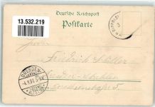 01744 O8230 Dippoldiswalde 1898 Lithographie Müllerschule Marktplatz