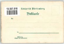 73033 W7320 Göppingen Lithographie Hohenstaufen Bahnhof Neues Schulgebäude