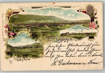 W3394 Langelsheim Sophien- und Marienhütte Kaliwerk Verlag Ottmar Zieher-München Bergbau Lithographie