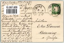 86938 W8913 Unterschondorf , Ammersee 1908