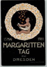 O8000 Dresden Margariten Tag Sterntaler Märchen Blumentag 191 Künstlerkarte