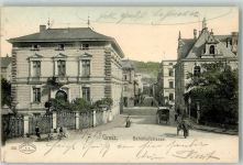 07973 O6600 Greiz 1903 - Bahnhofstraße Kutsche