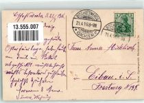 01877 O8500 Bischofswerda 1916 - Äussere Bautzenerstraße Villen