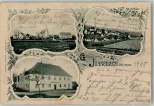 01768 O8231 Johnsbach 1905 - Pfarrhaus Kirche Gasthaus Johnsbach
