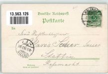 10115 W1000 Halensee 1899 Gebrauchsspuren Lithographie Gasthaus am Halensee Gartenwirtschaft Halensee