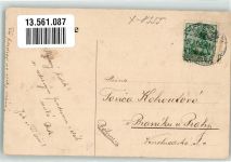 01844 O8355 Neustadt , Sachs 1908 - Albertstraße