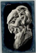 Erotik Akt Gesichter Un faune Verlag PFB 23 Metamorphose 1909
