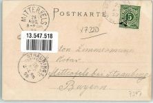 73337 W7347 Bad Überkingen 1899 Lithographie sign. Fuchs K. Dianabad 1897
