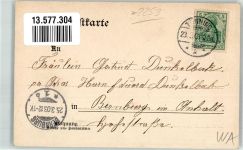 25832 W2253 Tönning 1903 - Straßenecke Herrengraben / Deichstraße Ladengeschäft