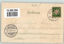 91358 W8551 Pinzberg 1898 Lithographie Mariakapelle Hotel Zametzer Kleiner Schenkwirt