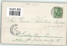 07639 O6532 Bad Klosterlausnitz 1904 Passepartout Hotel Herzog Ernst