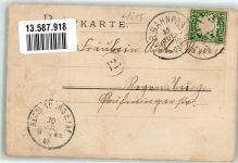 83250 W8215 Marquartstein 1903 Prägedruck Marquartstein Bauernmädchen Tracht Almhütte Serie III Nr.4