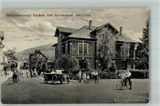 79400 W7842 Kandern - Bahnhof-Gasthaus Fahrradfahrer Kinder