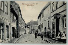 07589 O6515 Münchenbernsdorf Gebrauchsspuren Marktstraße Leim löst sich
