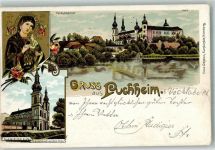 4800 Puchheim 1901 Lithographie Kirche U. L. Frau der immerwährenden Hilfe