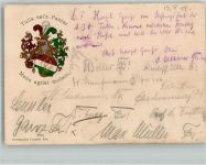 W7500 Karlsruhe , Baden Studentenwappen 1904