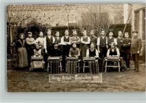 06295 O4250 Lutherstadt Eisleben BOAKC Kriegs Arbeit 1914 Gruppenfoto