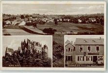 56294 W5401 Wierschem Gebrauchsspuren Burg Eltz Gasthaus und Handlung Welsch Foto AK