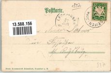 87509 W8970 Immenstadt i. Allgäu 1901 Prägedruck Eichenblatt Immenstadt