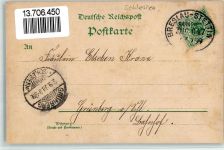 Rothenburg Czerwiensk BOAKC Lithographie Wohnhaus C. Finne Kriegerdenkmal Rathaus