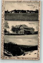 53940 W5374 Losheim , Eifel 1916 Gebrauchsspuren Losheimergraben Pension Jordan Kylltal Feldpost Geroldstein