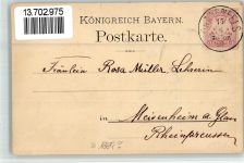 67292 W6719 Kirchheimbolanden BOAKC Vorläufer 1889 Villa Donnersberg