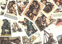 Lot mit 35 AK (einzelne mehrfach) Hummel
