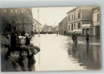 01587 O8400 Riesa BOAKC Hochwasser Überschwemmung Katastrophe Ort handschriftlich Privatfoto AK