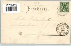 89179 W7901 Beimerstetten 1900 BOAKC Lithographie Bahnhof Eisenbahn Kirche Schule