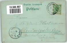 01744 O8230 Dippoldiswalde 1898 Lithographie / Mondschein Mütterschule Marktplatz