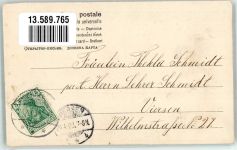 Serie Nr. 2 Mann und Frau spielen Schach Schach 1903