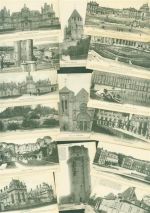 Pierrefonds Lot mit 24 AK Französische Schlösser Burg / Schloss Posten 21 bis 100 AK