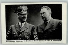 + Konrad Henlein der Führer der Sudetendeutschen Hitler 1938