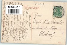 99628 O5231 Eßleben b Buttstädt 1908 - Kirche Schule Gemeinde-Gasthaus
