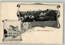 73479 W7090 Ellwangen Jagst 1915 - Gasthaus Grüner Hof Bus