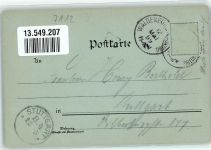 74638 W7112 Waldenburg , Württ Lithographie Waldenburg Fürstl. Schloss Dorflinde Verlag Ottmar Zieher-München