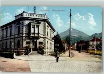 6850 Dornbirn 1911 Foto AK Bahnhofstrasse Gasthaus Weinstube Weiss Photochromiekarte Nr. 9288