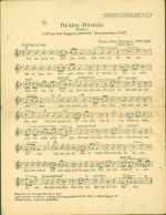 sign. Peters Heiden-Röslein Molitor´s Lieder AK Nr. 14 Liederkarte Klapp AK