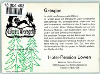 79669 W7863 Gresgen Faltprospekt Hotel Löwen