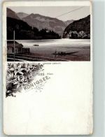 83471 W8240 Königssee b Berchtesgaden Gebrauchsspuren Königsee-Abfahrt Fähre Edelweiß Vorläufer