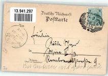 Rhein und Neckar AK Liederkarte 1900