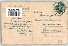 Pfingsten AK Maikäfer 1908 Gebrauchsspuren
