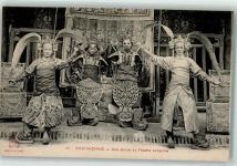 Cochinchine eine Theaterscene