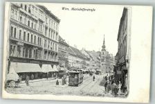 1060 Wien 6. Bezirk, Mariahilf Foto AK Geschäft Gerngross Straßenbahn Mariahilferstrasse